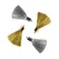 Jf Tassel 2.5Mm Gold-Silver 6Pc
