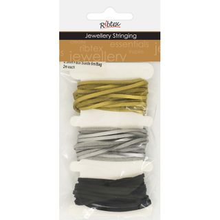 Thonging Simulated Leather 3mm Gold 6m