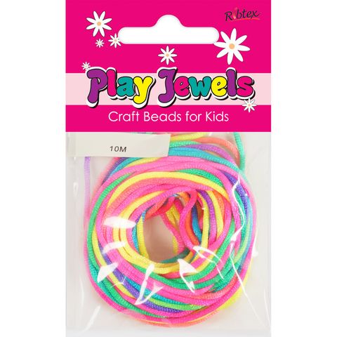 Jf China Knot On Card Rainbow 10M