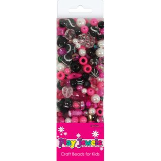Bead Bp Pink - Black - White Asst 85G