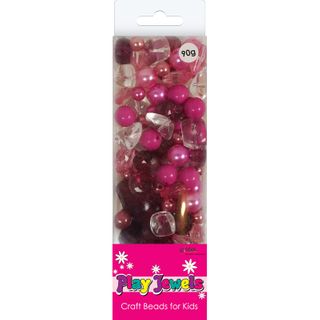 Bead Bp Hot Pink - Crystal Asst 90G