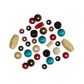 Bead Blister Pack Asst Wood Beads 50G