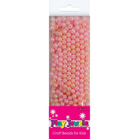 Bead Bp Pink Asst 6Mm Pearls 80G