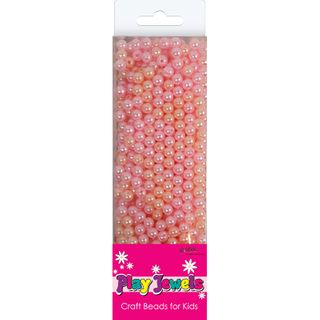 Bead Bp Pink Asst 6Mm Pearls 80G