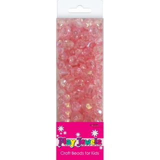 Bead Blister Pack Asst Pink Ab 90G