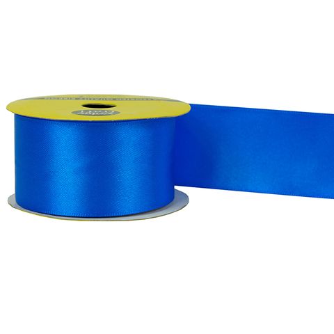 RIB 38MM POLYESTER SATIN SURF BLUE 3M