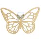 CRAFT WOOD BUTTERFLY 22CM RAW 1PC