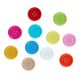 BUTTON 2CM MEDIUM RND ACRYLIC AST 50PC
