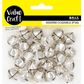 BELLS SLEIGH ROUND SILVER 2CM 25PCS