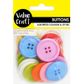 BUTTON 3CM LARGE ROUND ACRYLIC AST 20PC