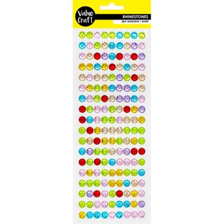 CRAFT RHINESTONES MULTI 10MM   26CM 1SH