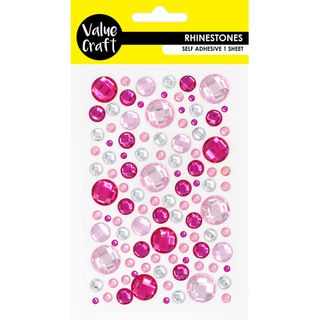 CRAFT R-STONE BUBBLE  PINK-SILVER 1 SH