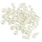 PEARL PLASTIC BEAD DROP IVORY 25G