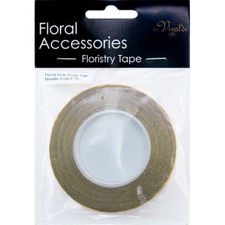FLORIST TAPE STEM WRAP GOLD 27m
