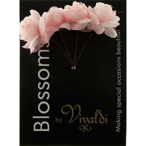 Pink With Glitter Rose Bunch  4 Pieces