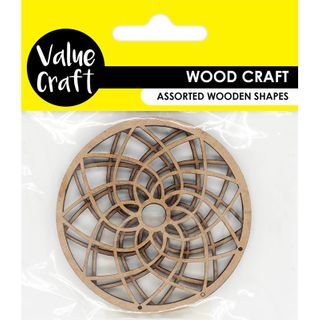 WOOD DREAM CATCHER 70MMX70MM NAT 2PC