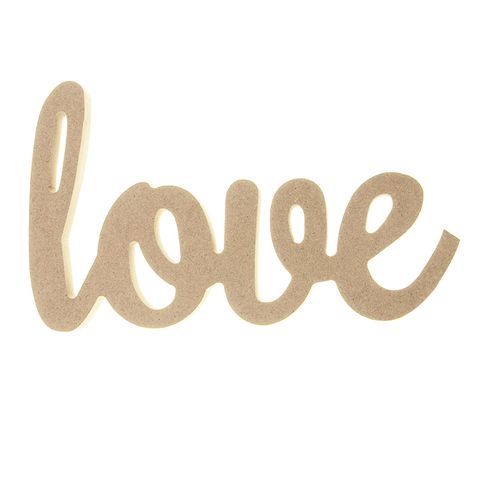 CRAFT WD 10MM LOVE SIGN 80X135MM NAT 1PC