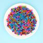 BEADS SEED  3.6MM MULTI ASST 60G