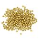 BEADS SEED  3.6MM MET. GOLD 60G