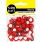 EMB WOOD LADYBUG ADH RED-BLK 25PC