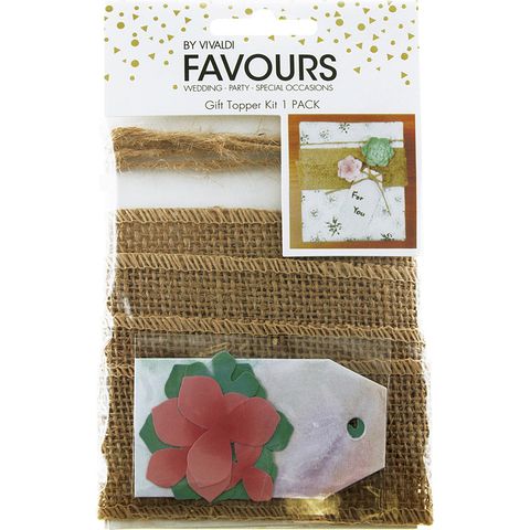 Gift Topper Kit Gift Tags Ribbon String