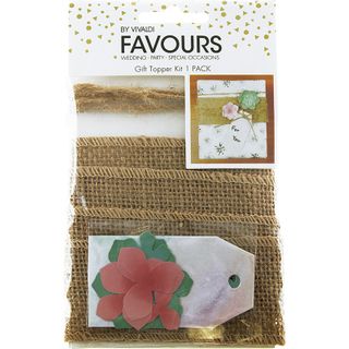 Gift Topper Kit Gift Tags Ribbon String