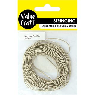JF NECKLACE CORD TAN 5M