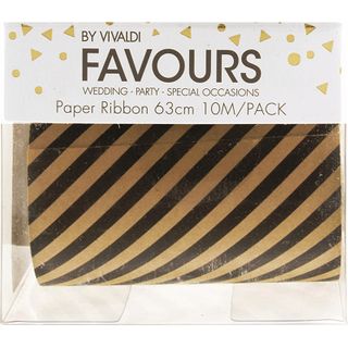 FAV PAPER RIBBON 63CM BLACK DIAG 10M