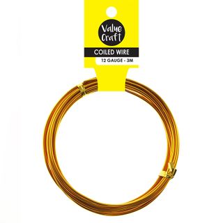 CRAFT WIRE 12G GOLD 3M