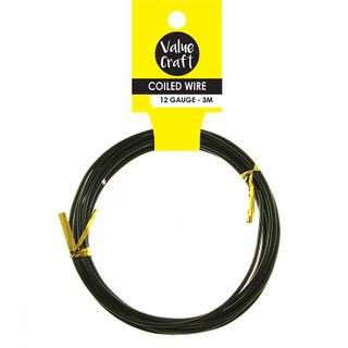 CRAFT WIRE 12G BLACK 3M