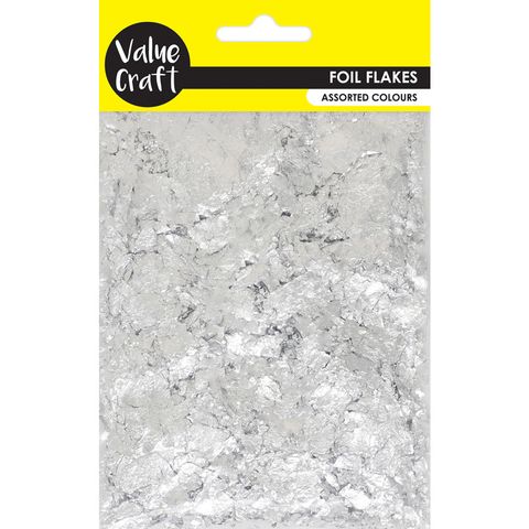FOIL FLAKES SILVER 2G