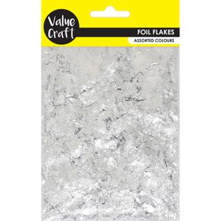 FOIL FLAKES SILVER 2G