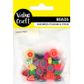 POLYMER CLAY BEAD 10MM FRUIT ASST 30PC