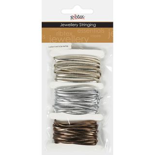 Jf Leather Cord 3X2M Nude-Slv-Bronze 6M