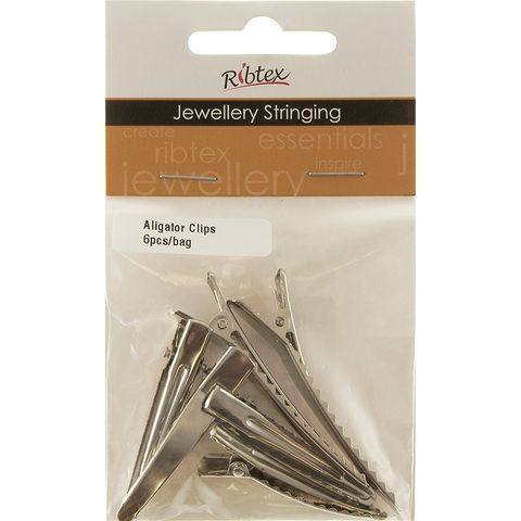 Jf Alligator Clips Asst 6Pcs