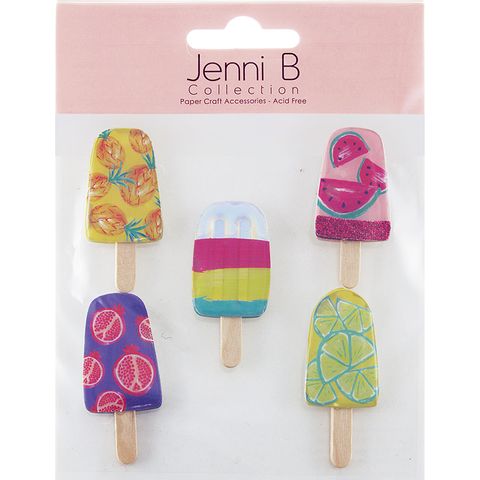 Jenni B Tropical Icypoles 5Pcs