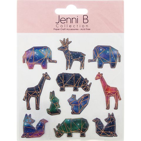 Jenni B Geometric Animals 11Pcs
