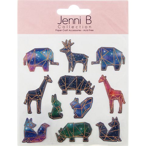 Jenni B Geometric Animals 11Pcs