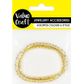 JF BRACELET STRETCH DIAMANTE GOLD  2PCS