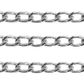 JF CHAIN SMALL OVAL  SILVER 1M