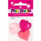 Charms Plastic Heart Pinks 3Pcs