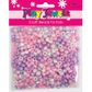 Bead Vp 6Mm Pony Ab Wht-Pink-Ppl 125G