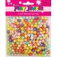 Bead Vp 9Mm Texture Rnd Pastel Asst 125G