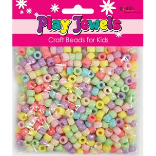 Bead Vp 6mm Pony Pastel Asst 125G
