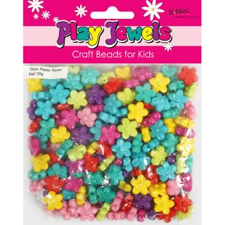 Bead Vp 15Mm Flower Bright Asst 125G