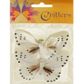 Butterfly 9x6cm Spot White 2Pcs