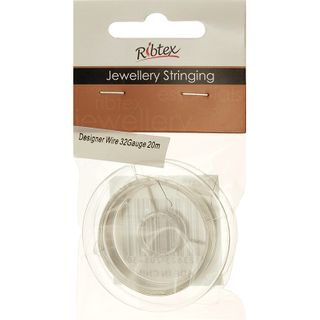 Designer Wire 32Gauge Silver 20m