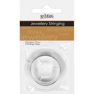 Designer Wire 32Gauge Silver 20m