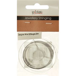 Designer Wire 32Gauge Black 20m