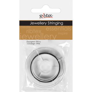 Designer Wire 32Gauge Black 20m